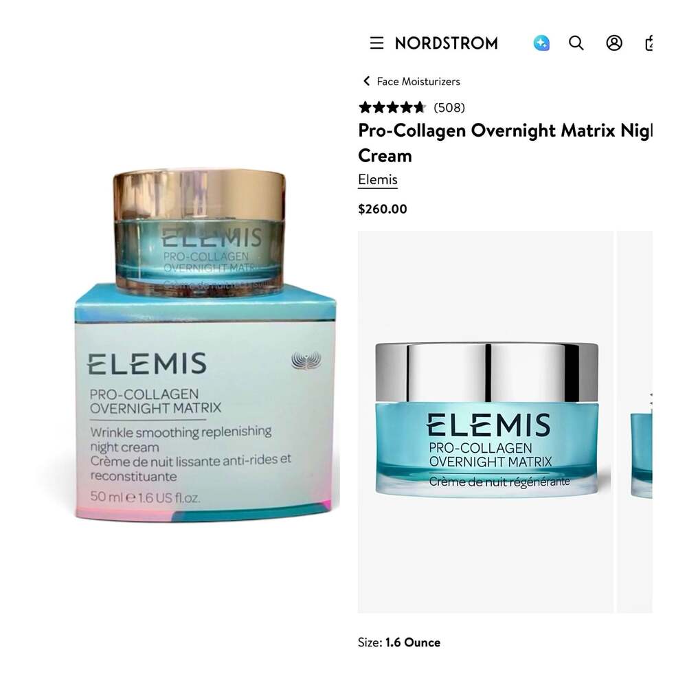 Elemis Pro-Collagen Overnight Matrix Wrinkle Smoothing Replenishing Night Cream